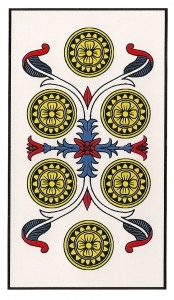 6 de oros tarot marsella amor salud dinero