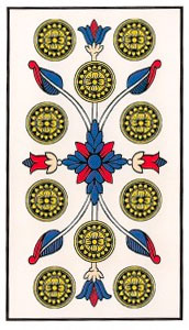 10 de oros tarot marsella amor salud dinero